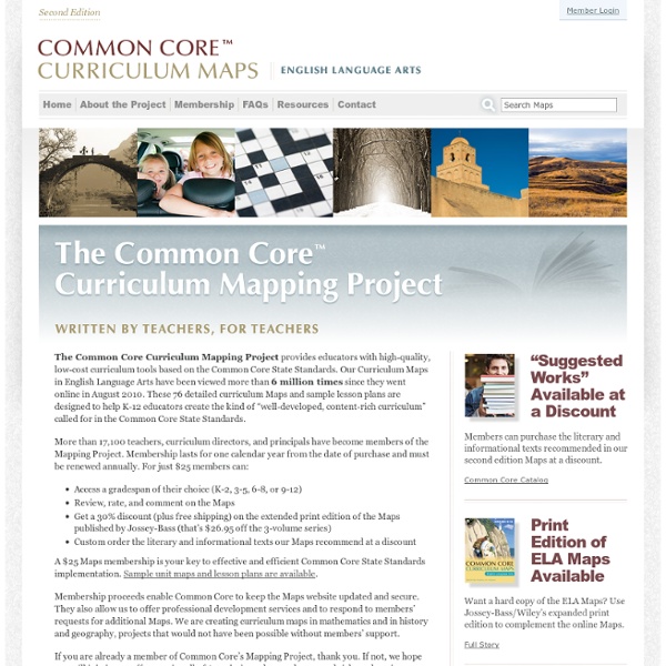 Common Core Curriculum Maps