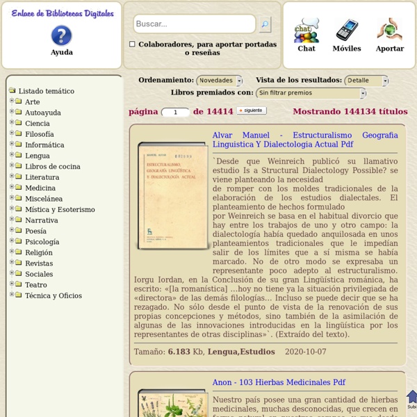 Enlace de bibliotecas digitales con 143390 ebooks