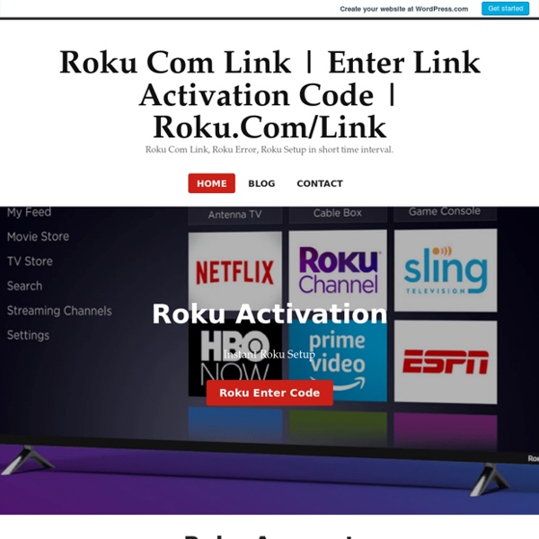 Roku.Com/Link – Roku Com Link, Roku Error, Roku Setup in short time interval.