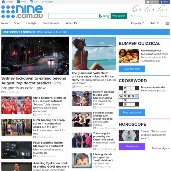 Nine.com.au – the new ninemsn - News, Sport, TV, Entertainment, Lifestyle