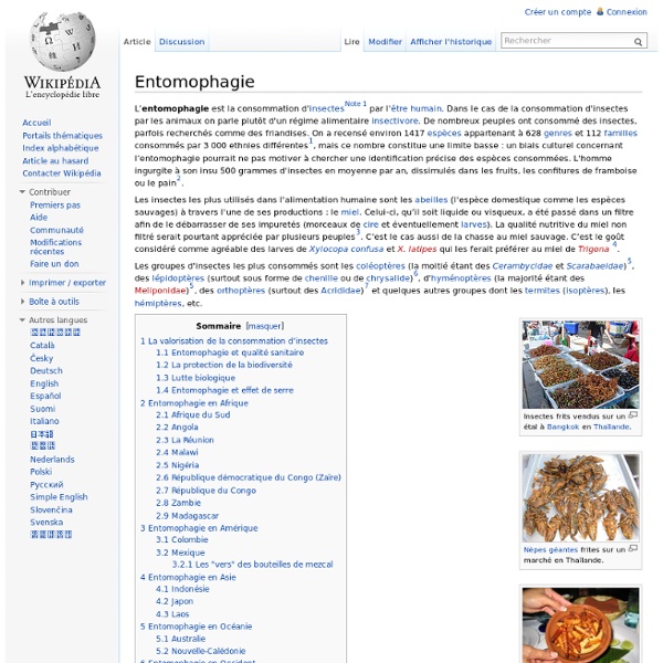 Entomophagie