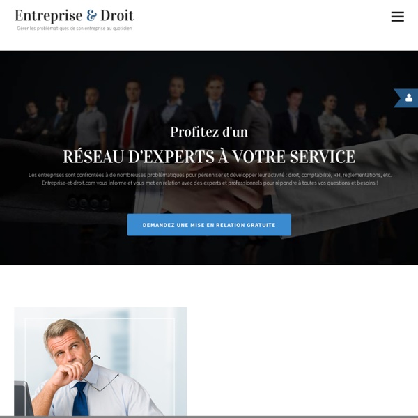 Entreprise et Droit - L'information juridique et comptable prati