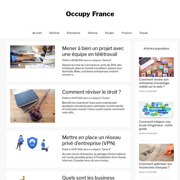 Occupy France