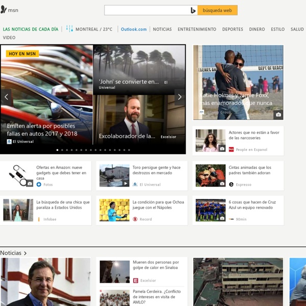 Noticias, Deportes, Entretenimiento, Videos, Música, Cine y Estilos de Vida en Prodigy MSN