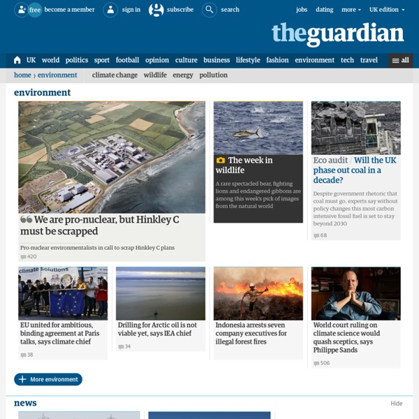 Environment news, comment and analysis from the Guardian