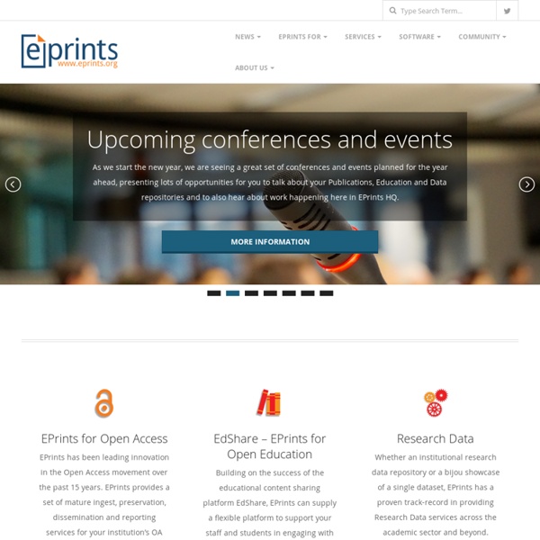 EPrints - Digital Repository Software