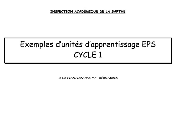 UA cycle 1