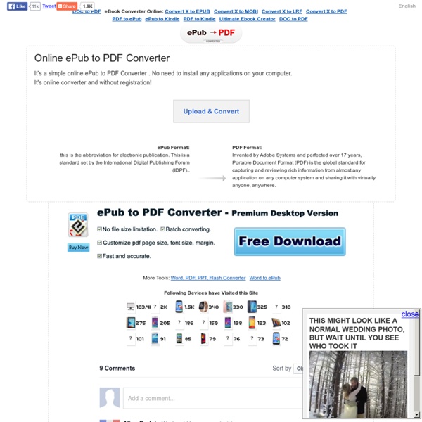 ePub to PDF Converter Online