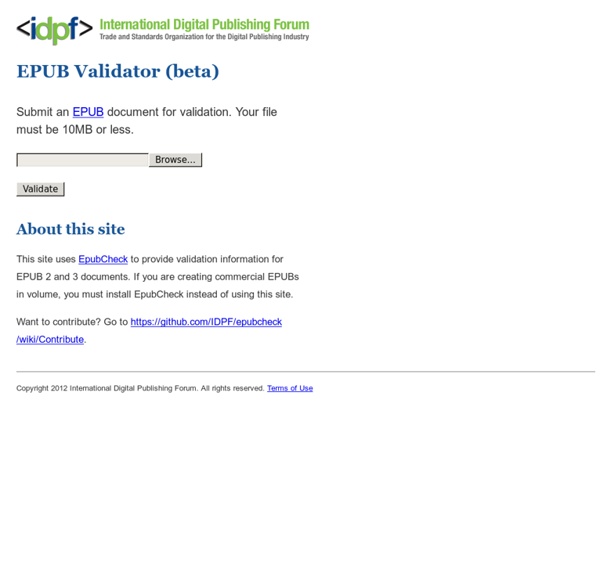 epub validator download