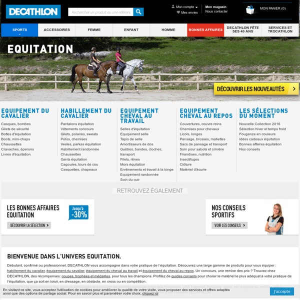 Equitation Décathlon - Matériel équitation, equipement cheval