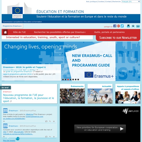 Commission européenne - Education et formation