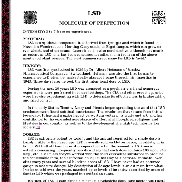 The Essential Psychedelic Guide - LSD
