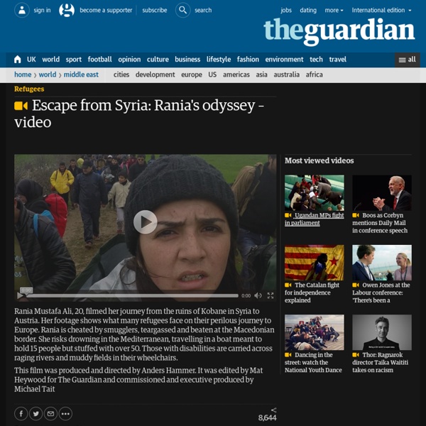Escape from Syria: Rania's odyssey – video