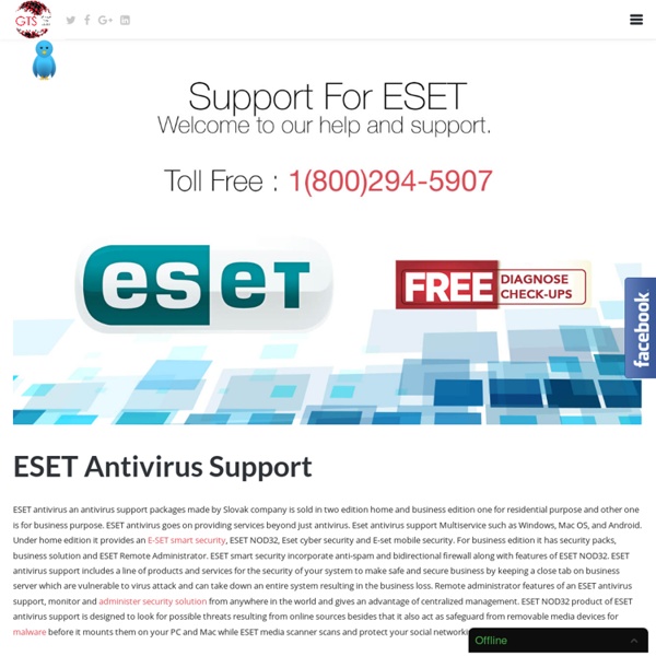 Eset antivirus online solution help Dial:(800) 294-5907