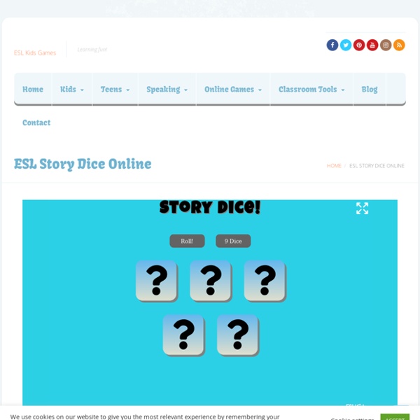 ESL Story Dice Online