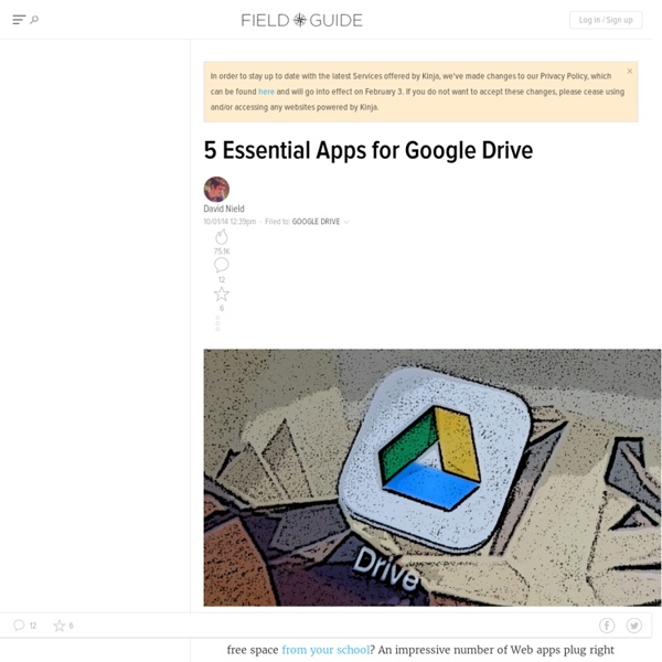 5 Essential Apps for Google Drive