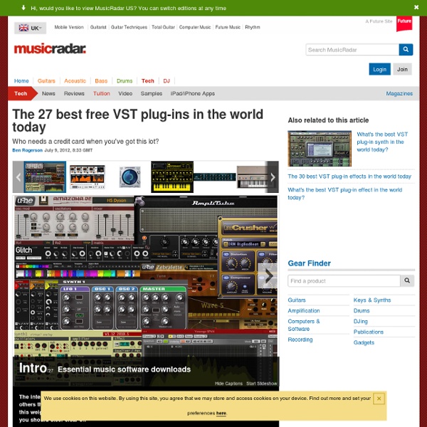 The 13 best free VST plug-ins in the world today