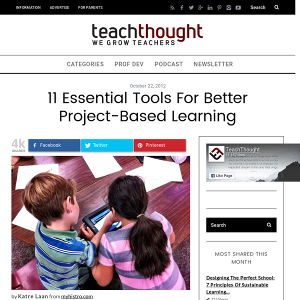 11 Essential Tools For Better Project-Based Learning