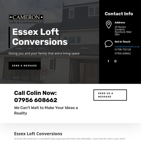 Essex Loft Conversions - Cameron Lofts