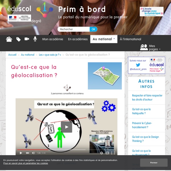 Qu'est-ce que la géolocalisation ? - Prim à bord
