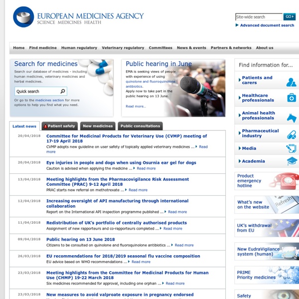 European Medicines Agency -