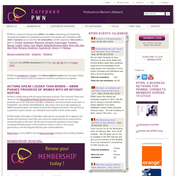 European Professional Women's Network