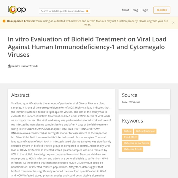 HIV & HCV Viral Load Test/Study