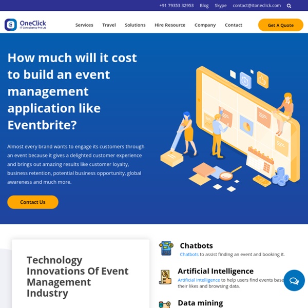Event management app development cost