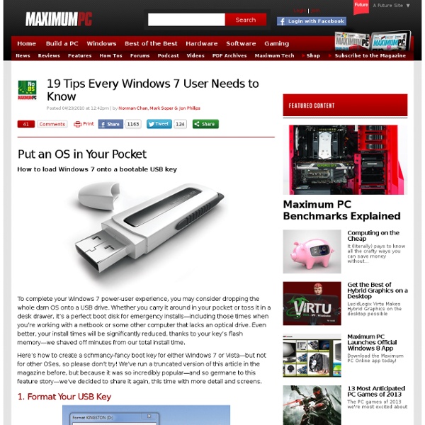 19 Tips Every Windows 7 User Needs to Know - Page 5
