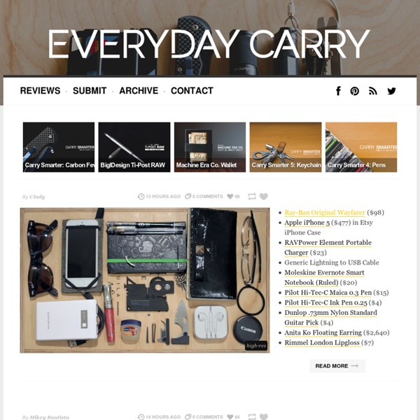 Everyday Carry is EDC