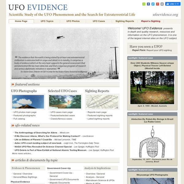 UFO EVIDENCE - Scientific Study of the UFO Phenomenon