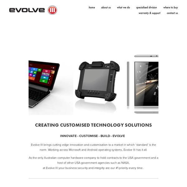 Custom Tablets - Evolveiii.com
