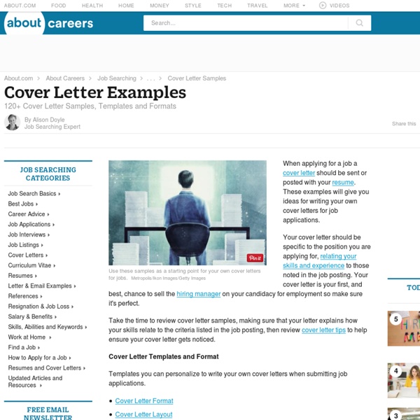 Cover Letter Samples