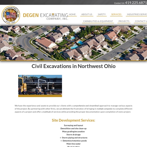 Civil Excavation Services in Northwest Ohio