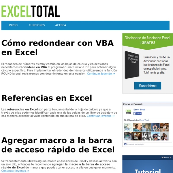 Excel Total - Expertos en Excel