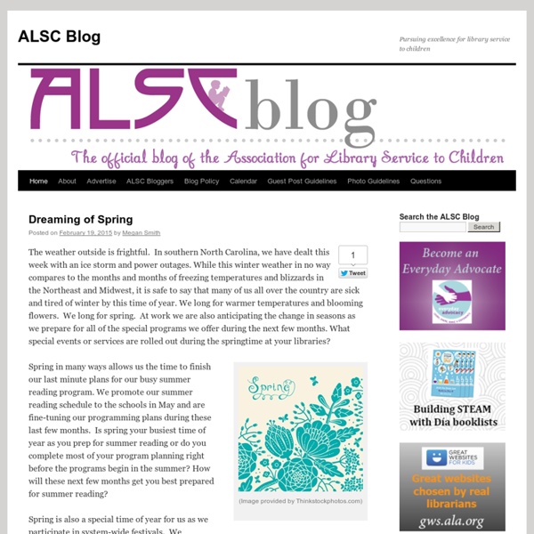 ALSC Blog - Pursuing excellence for library service to childrenALSC Blog