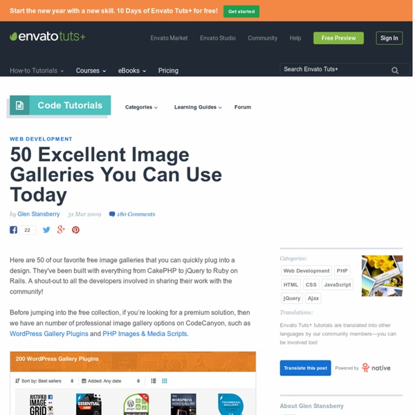 50 Excellent Image Galleries You Can Use Today