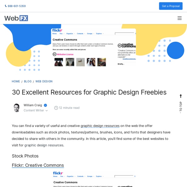 30 Excellent Resources for Graphic Design Freebies