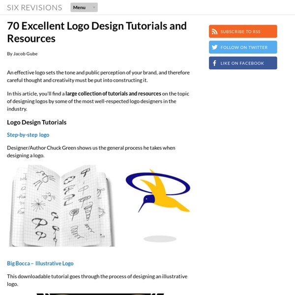 70 Excellent Logo Design Tutorials and Resources