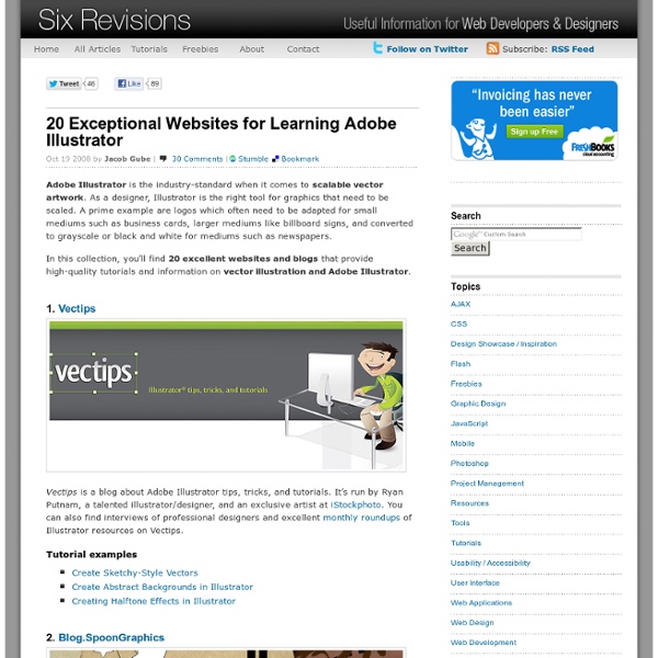 20 Exceptional Websites for Learning Adobe Illustrator