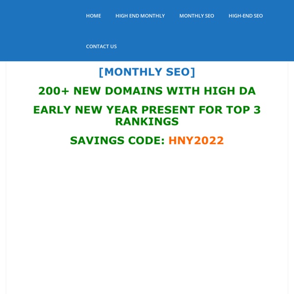 EXCEPTIONAL MONTHLY SEO PACKAGES
