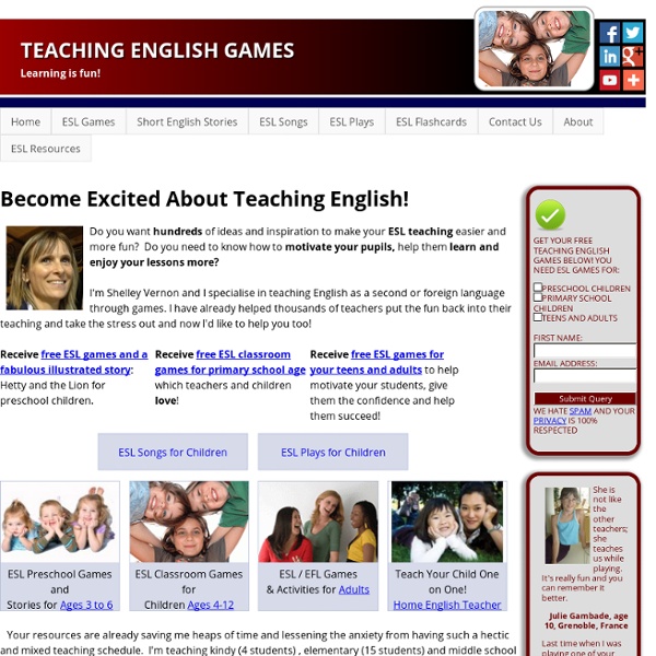 Teaching English Games