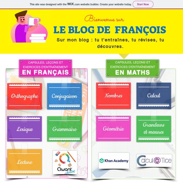 Le blog de François CM1 CM2