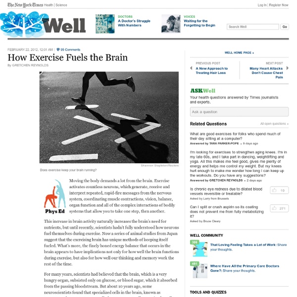 How Exercise Fuels the Brain