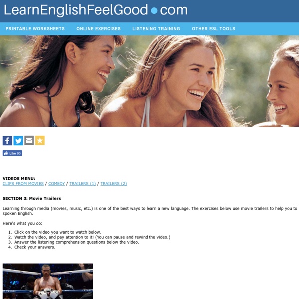 Video-based exercises for ESL Students