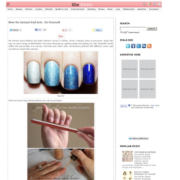 How-To: Instant Nail Arts - Do Yourself