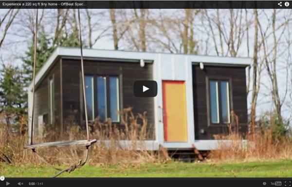 Experience a 220 sq ft tiny home - OffBeat Spaces video