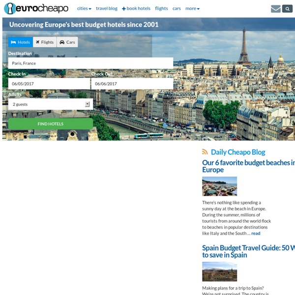 Cheap Hotels in Europe: EuroCheapo's Guide to Cheap Europe Hotels