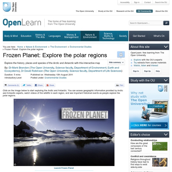 Frozen Planet: Explore the polar regions