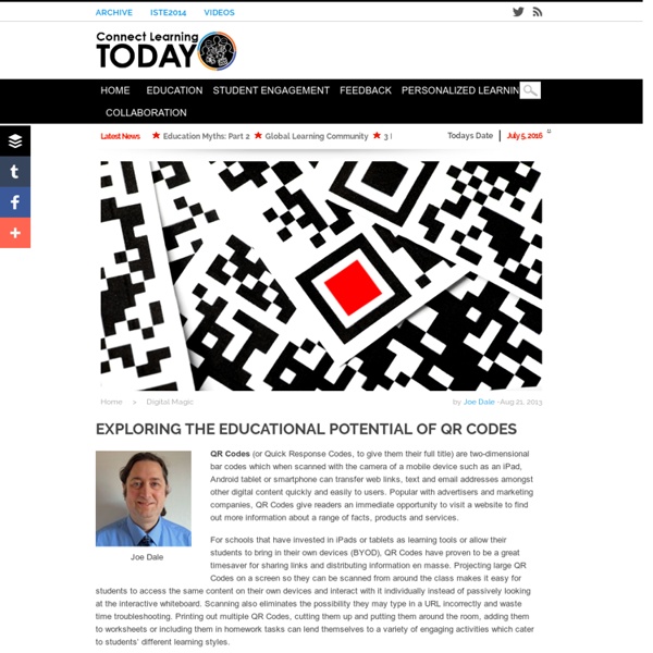 Exploring The Educational Potential of QR Codes